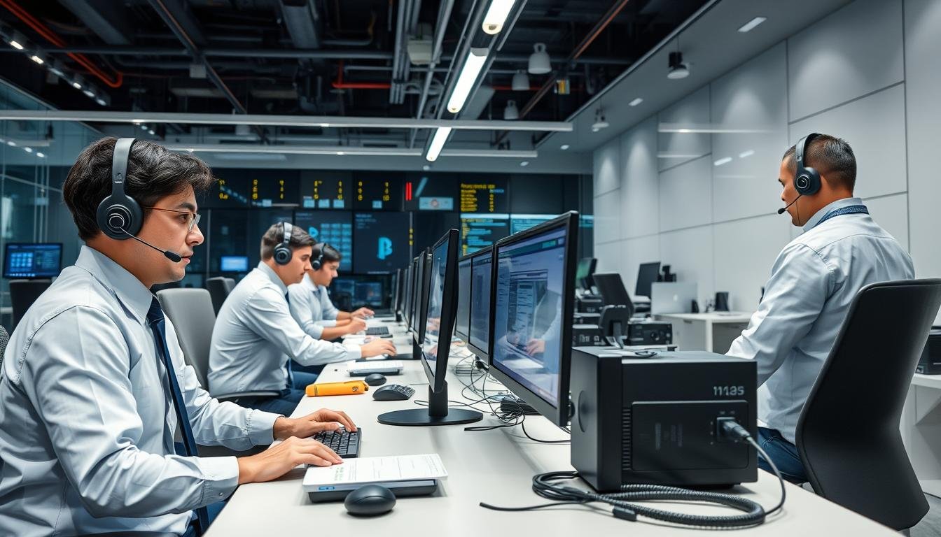 MAIKONG technical support team assisting with Metatron Hunter 4025 NLS