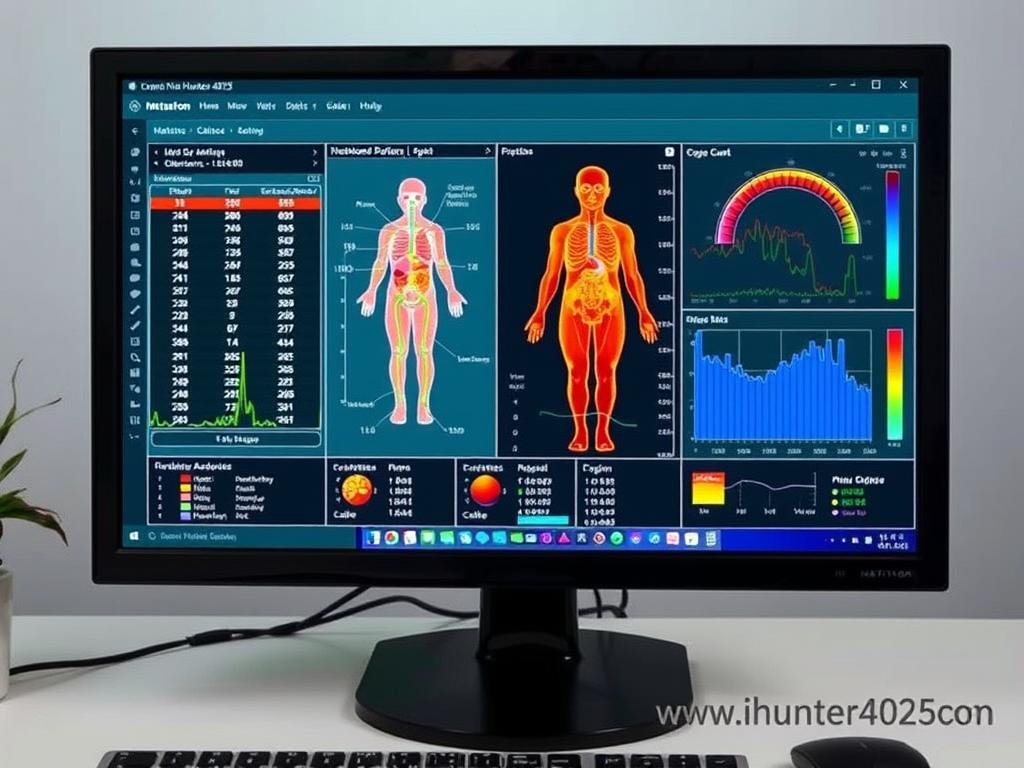 Metatron Hunter 4025 NLS diagnostic results screen