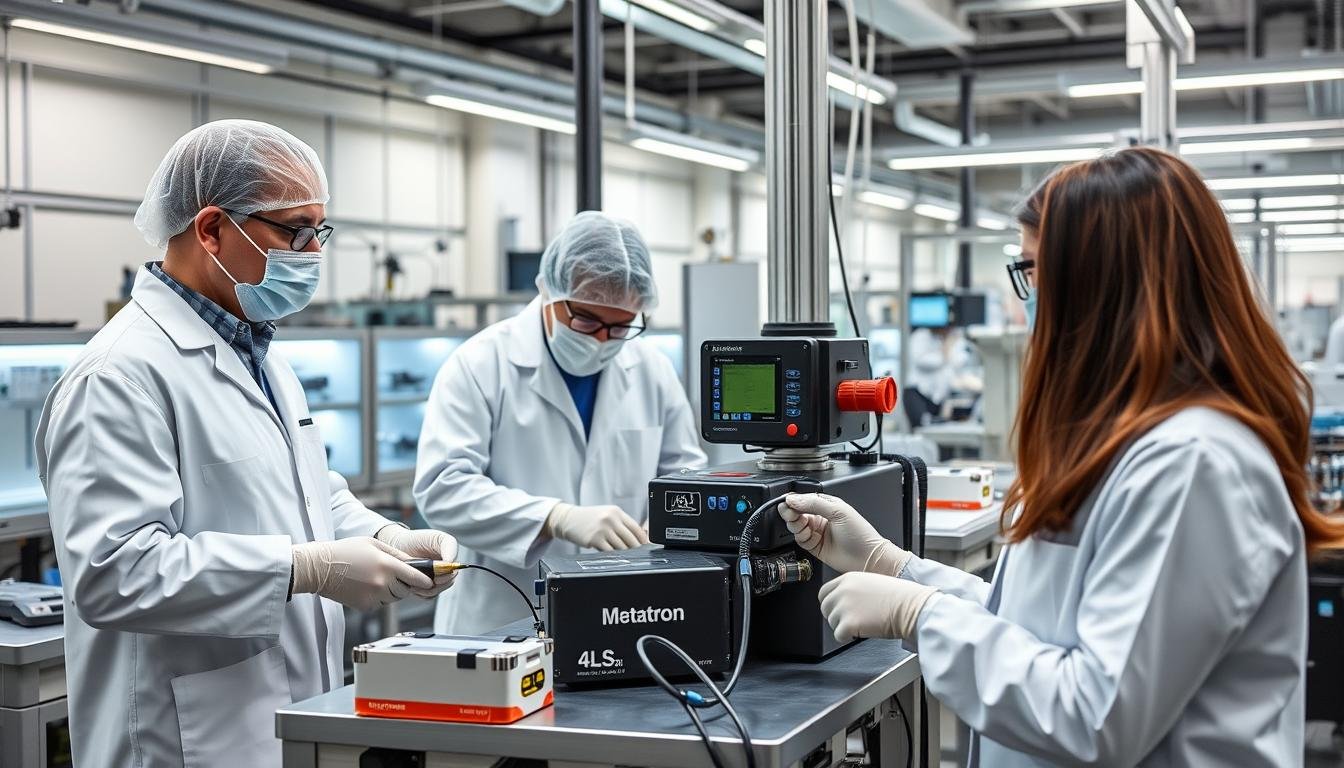 Metatron Hunter 4025 NLS quality control process in MAIKONG manufacturing facility Metatron Hunter 4025 NLS quality control process in MAIKONG manufacturing facility