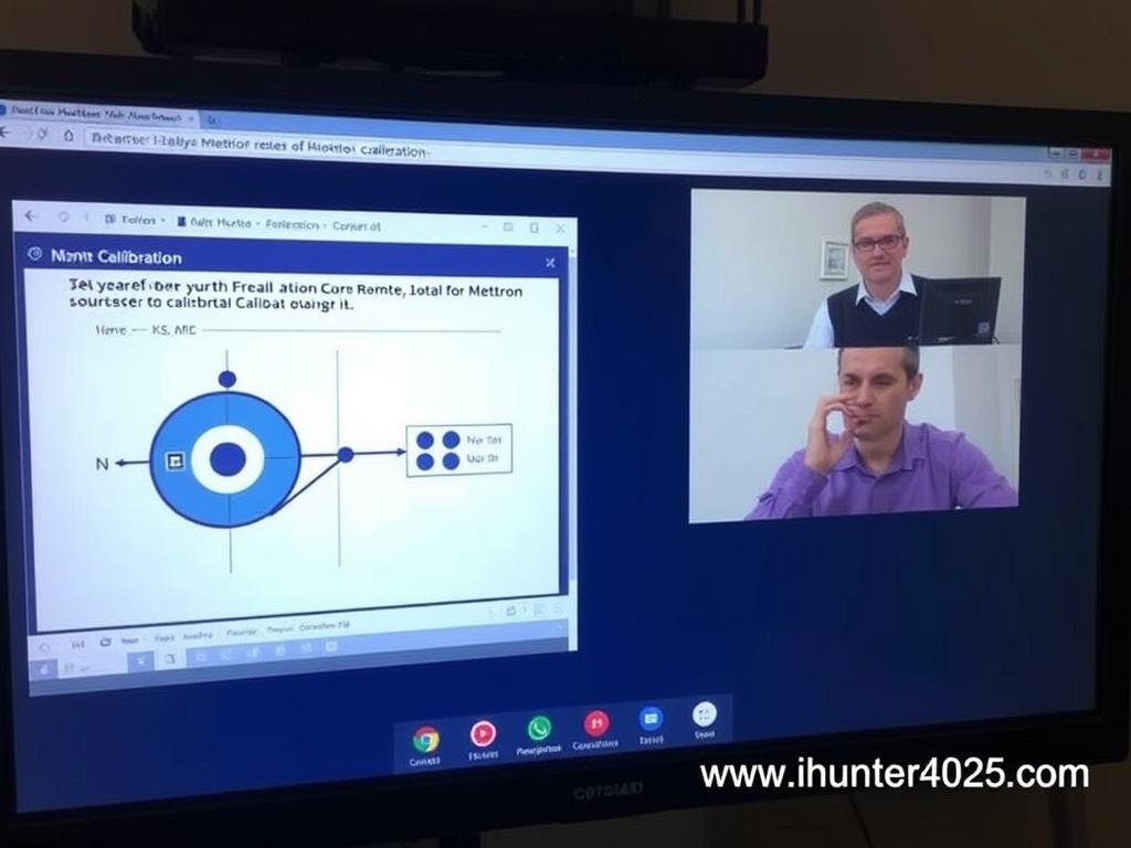 Remote calibration session for Metatron Hunter 4025 NLS