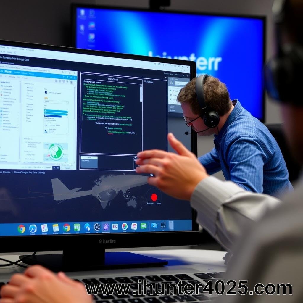Remote technical support session for Metatron Hunter 4025 NLS