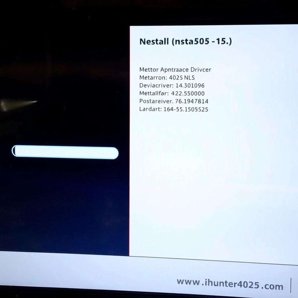 Step 4: Installing drivers for Metatron Hunter 4025 NLS