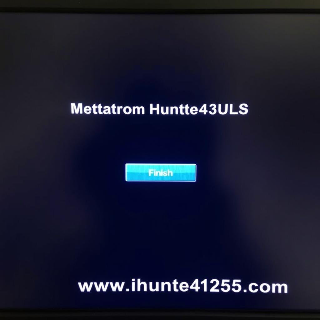 Step 5: Completing Metatron Hunter 4025 NLS software installation