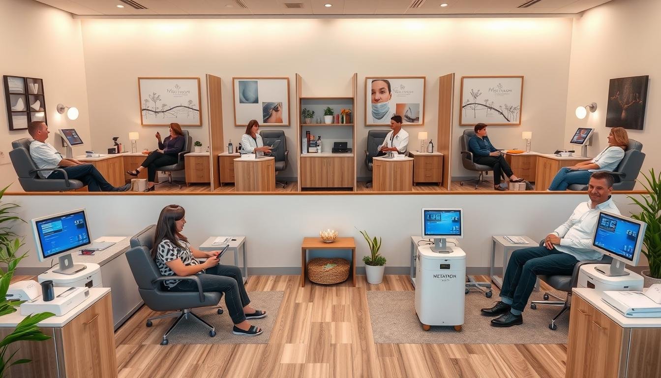 Successful wellness business using Metatron Hunter 4025 NLS with multiple clients