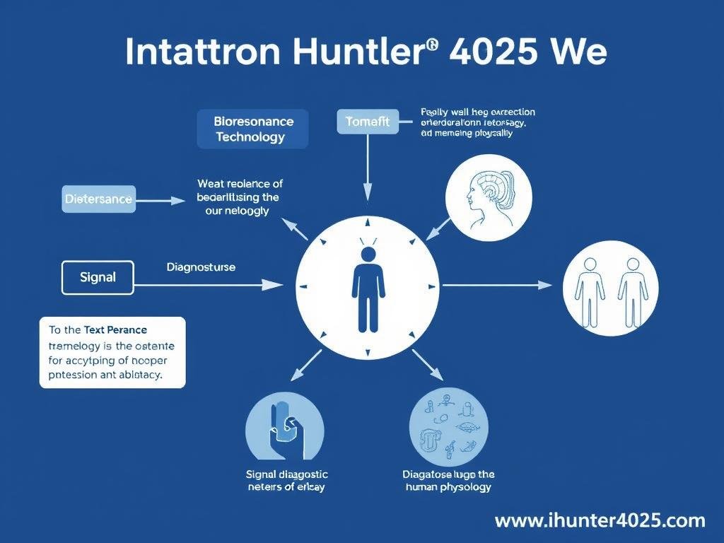 Technical diagram showing how the Metatron Hunter 4025 NLS system works