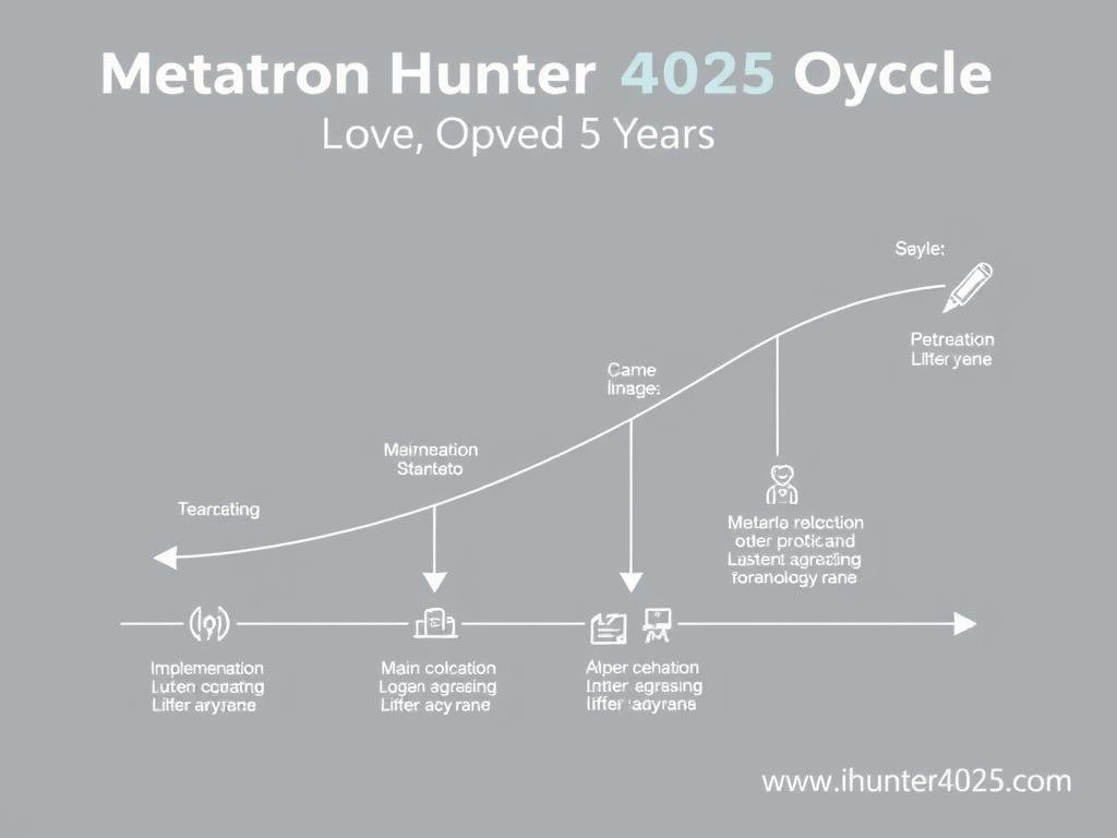 Technology lifecycle diagram for the Metatron Hunter 4025 NLS system