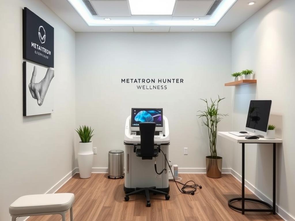 Wellness center featuring Metatron Hunter 4025 NLS as their primary diagnostic tool