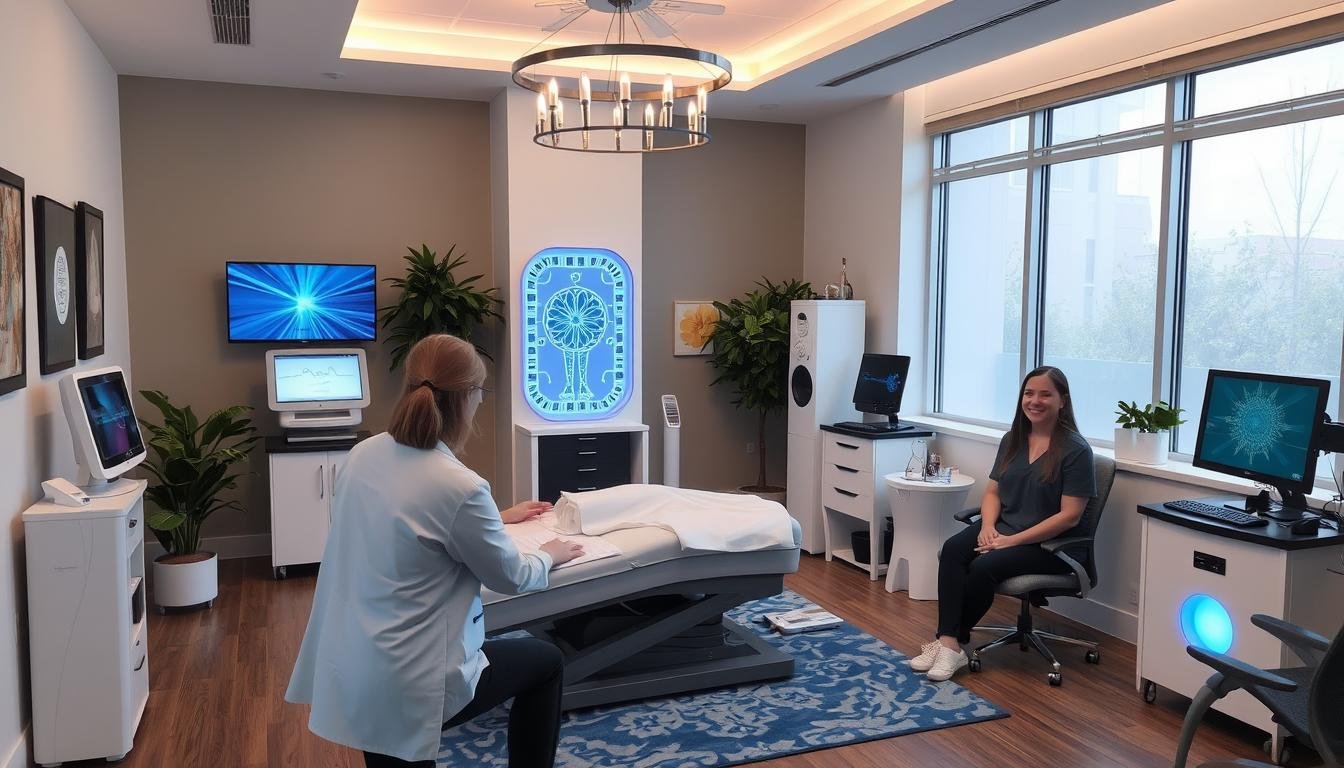 Integrated wellness practice with Metatron Hunter 4025 NLS as central component