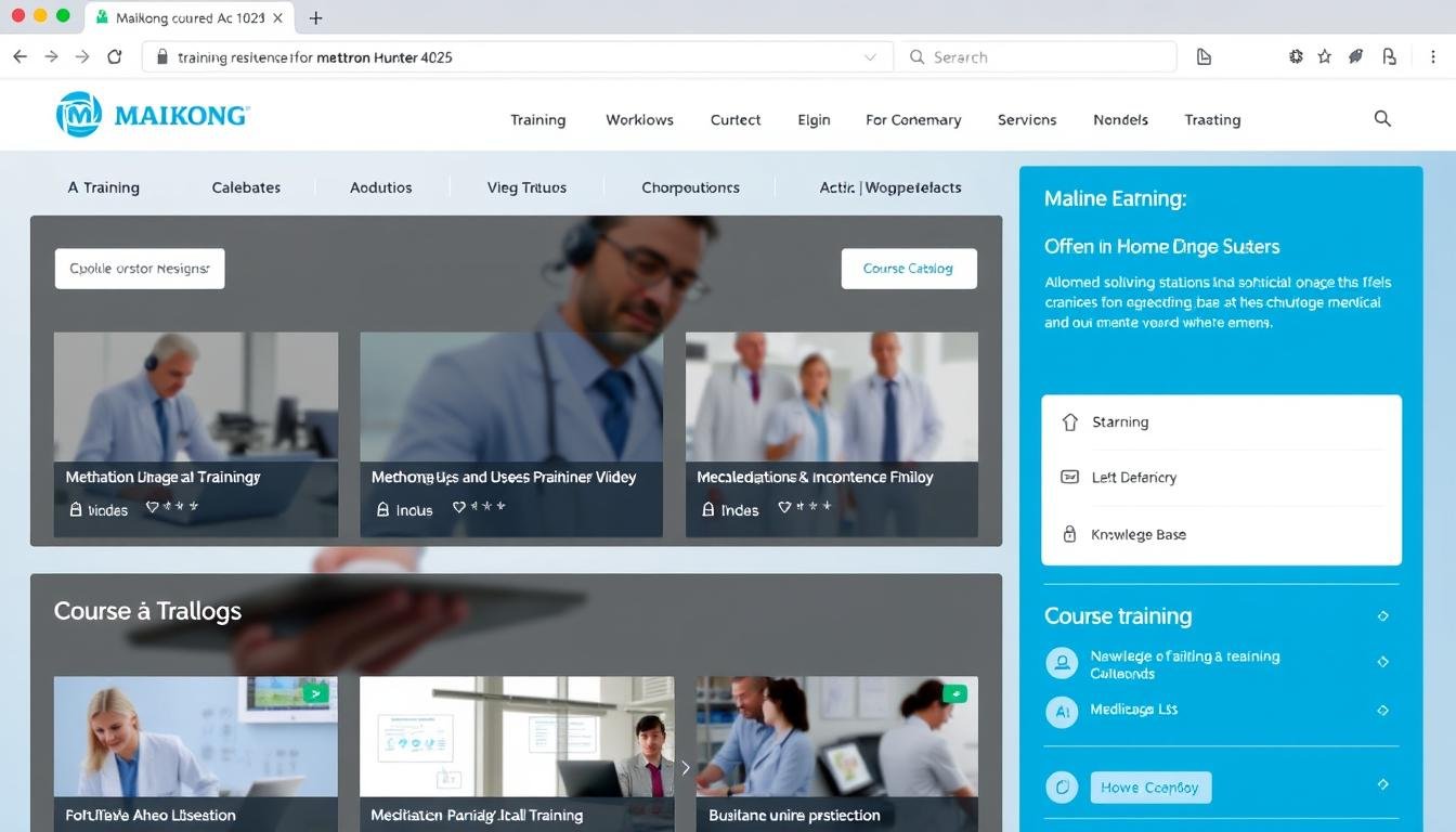 MAIKONG online training portal for Metatron Hunter 4025 users