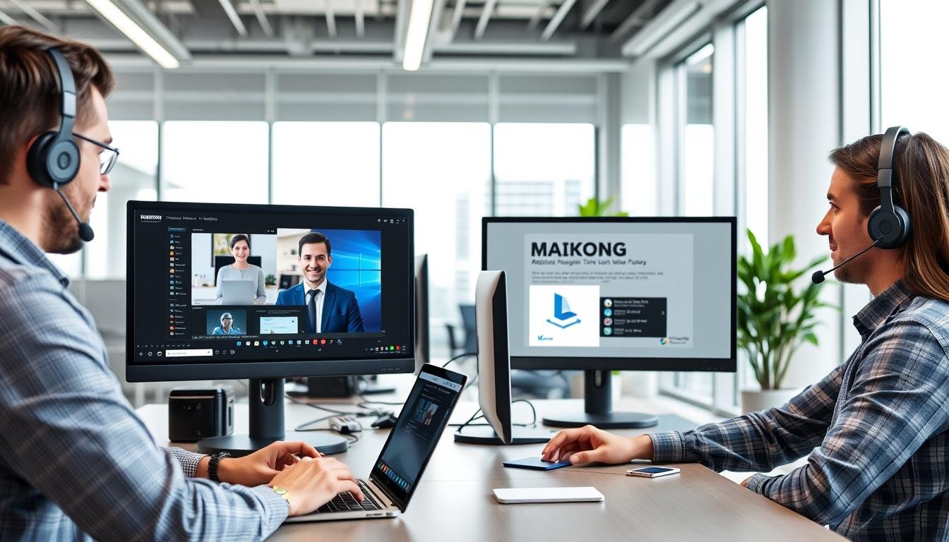 MAIKONG technical support team assisting Metatron Hunter 4025 users