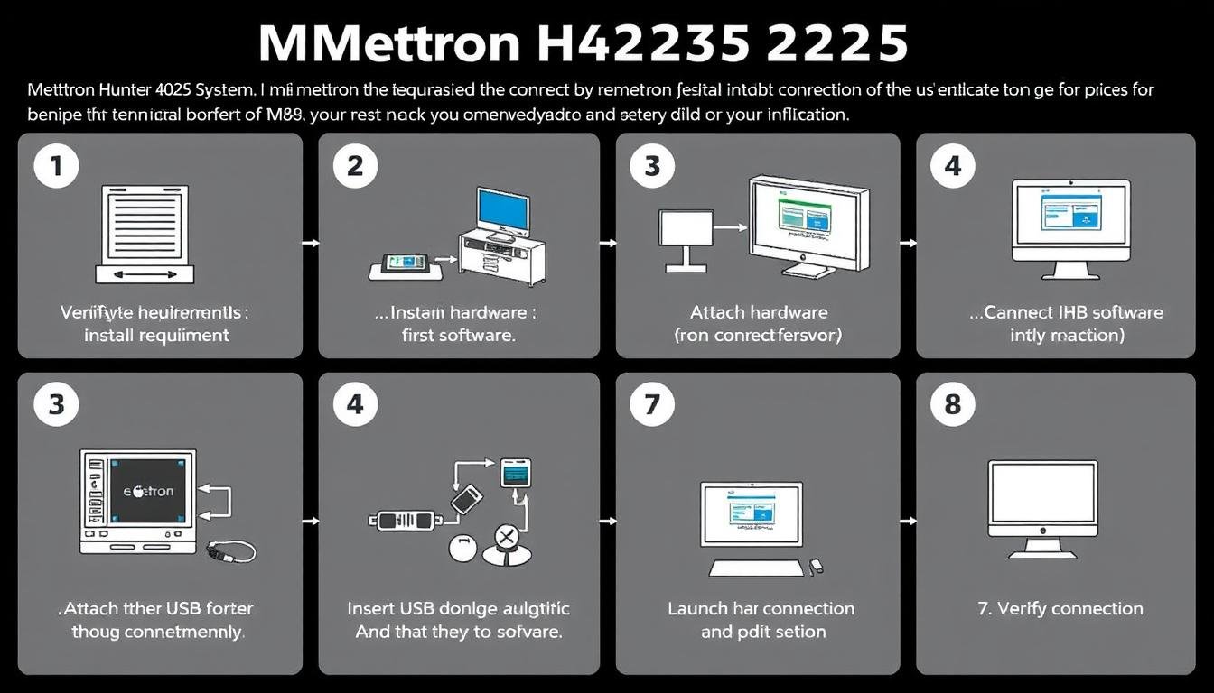Step-by-step setup guide for Metatron Hunter 4025 NLS system