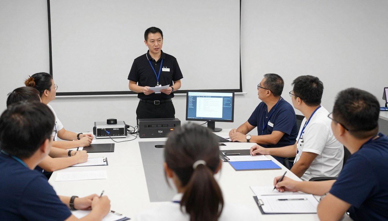 Training session for Metatron Hunter 4025 NLS system