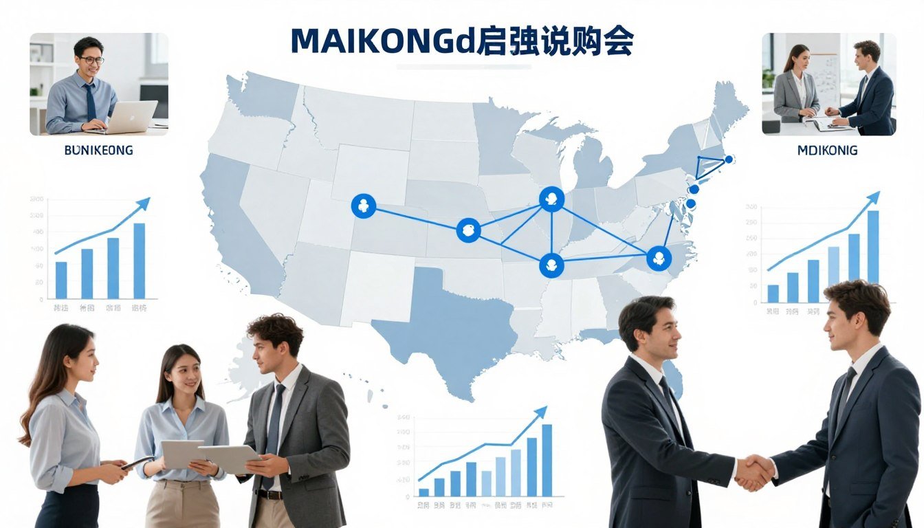 MAIKONG distribution network and business opportunity visualization