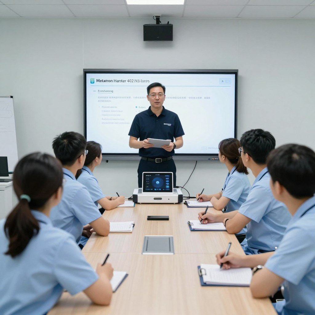 Training session for using the Metatron Hunter 4025 NLS system