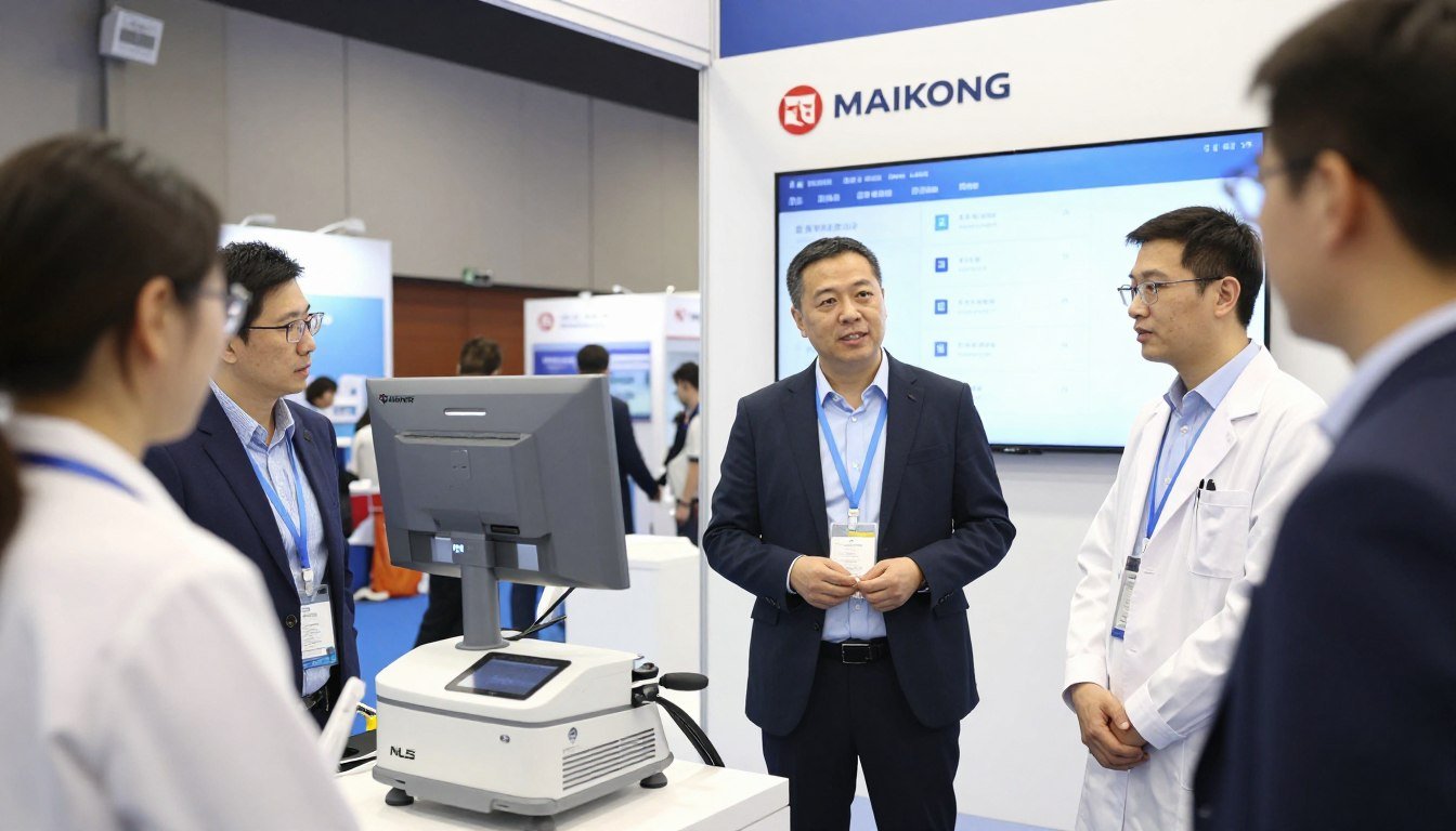 MAIKONG distributor presenting NLS technology at a medical conference MAIKONG distributor presenting NLS technology at a medical conference
