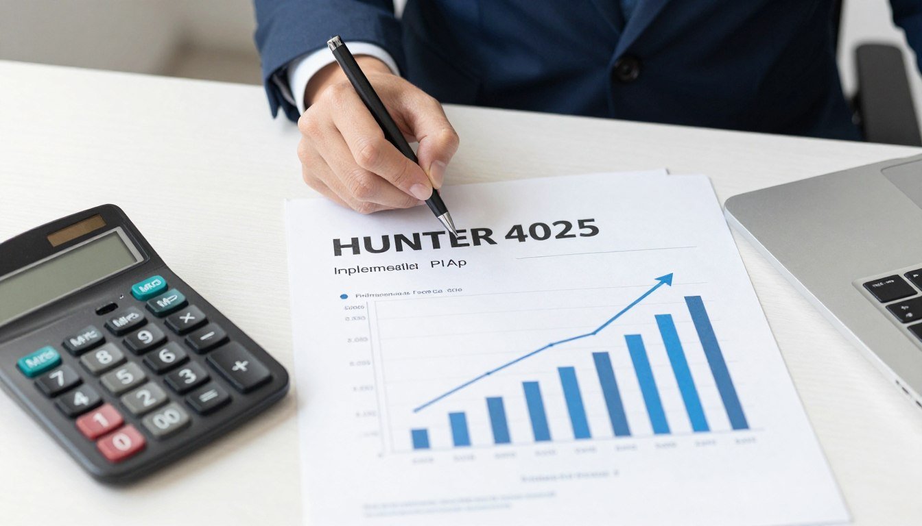 Healthcare practice financial analysis showing ROI from Hunter 4025 system implementation