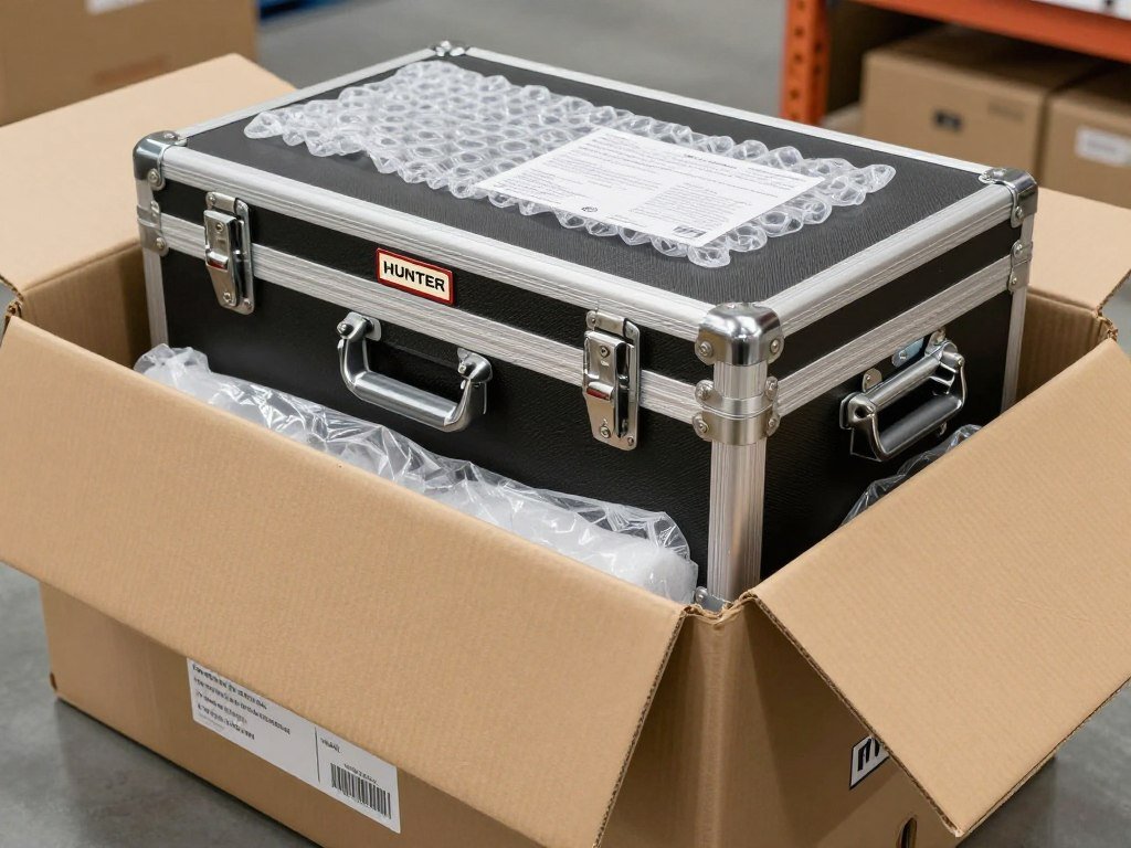 Hunter 4025 packaged for international shipping Hunter 4025 packaged for international shipping