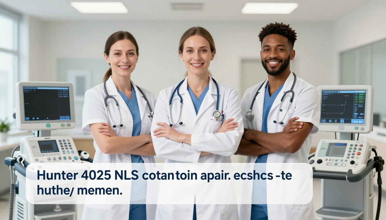 Satisfied healthcare practitioners with their Hunter 4025 systems Satisfied healthcare practitioners with their Hunter 4025 systems