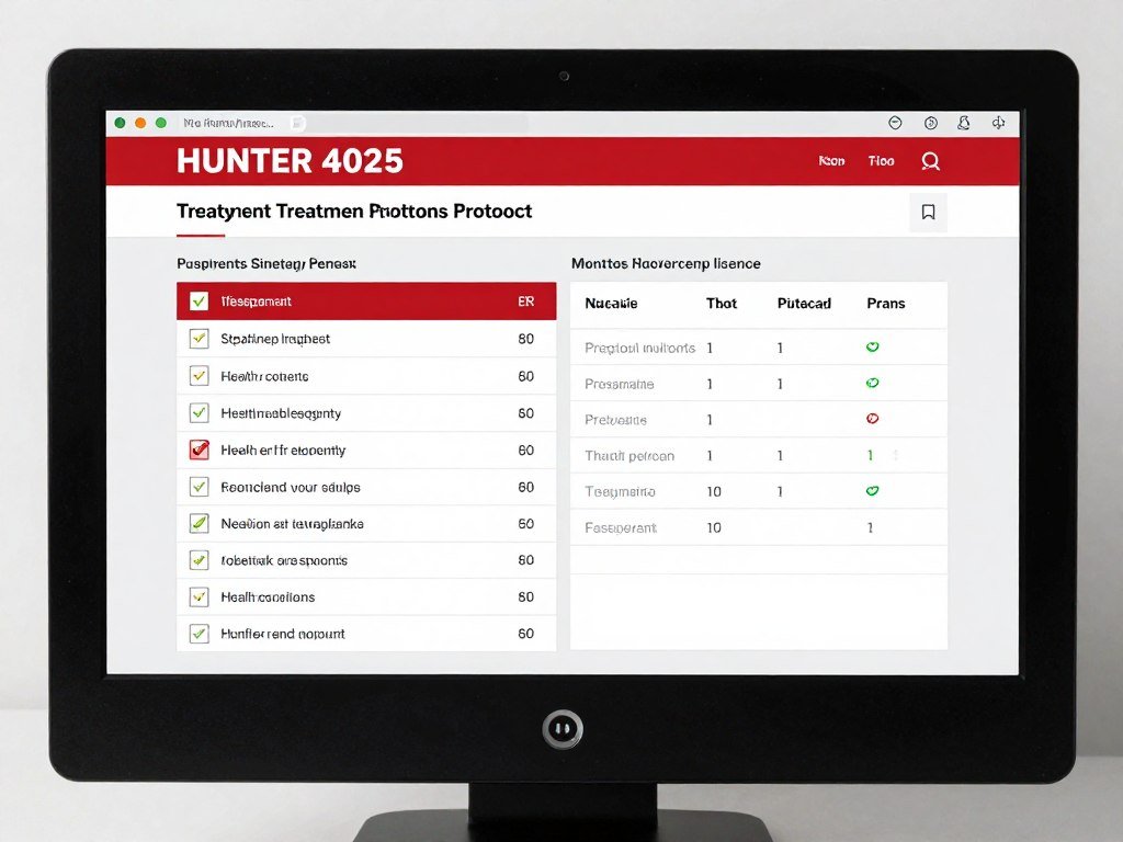 Hunter 4025 generating customized treatment protocol recommendations