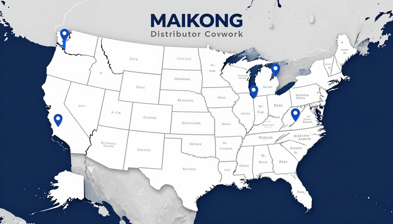 MAIKONG distributor network map