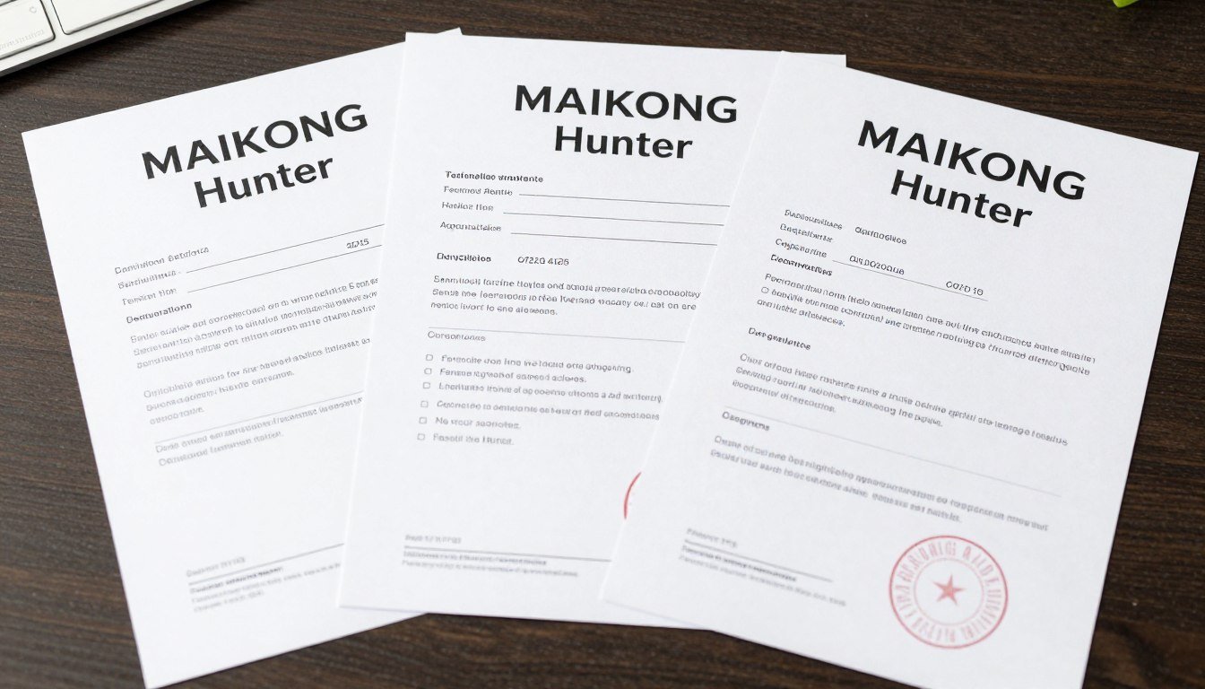 MAIKONG warranty certificate and service documentation