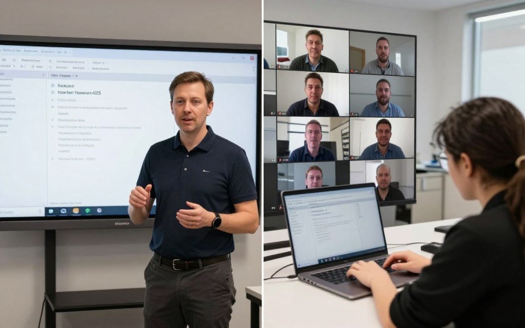 Online training session for Hunter 4025 practitioners